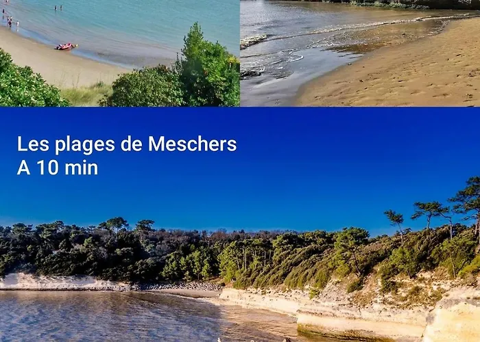 Les Baignassouts 4 Personnes Proche Royan Et Plages Сasa de vacaciones *
